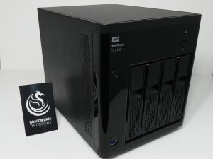 WD My Cloud DL4100 four-bay NAS (WDBNEZ0000NBK) — RAID and NAS data recovery at our Wirral lab