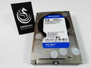 WD Blue 6TB desktop drive (WD60EZRZ) — data recovery at our Wirral lab